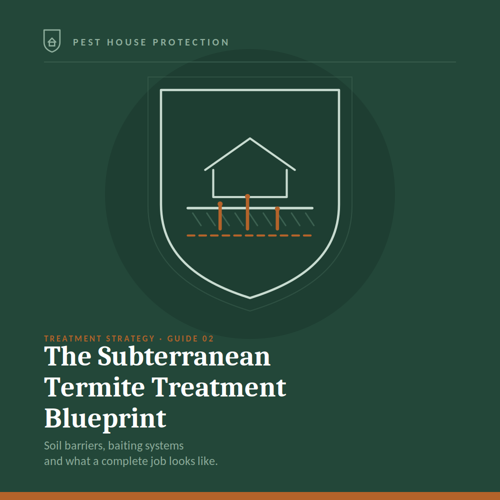 The Subterranean Termite Treatment Blueprint
